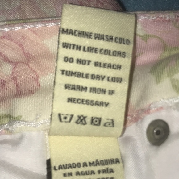 DOLLHOUSE crazy sexy cool Twiggy floral print straight leg size 7 - Picture 6 of 11